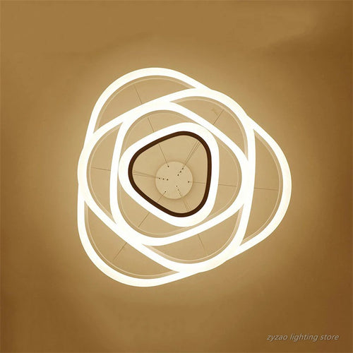 suspension moderne à LED en acrylique pour intérieur élégant - vue 7 sur 11