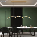 suspension led moderne à intensité variable éclairage intérieur nouvelle lampe