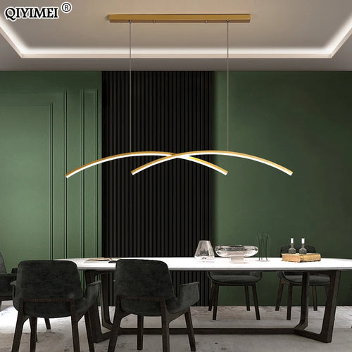suspension led moderne à intensité variable éclairage intérieur nouvelle lampe - vue 3 sur 10