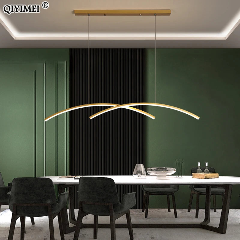 suspension led moderne à intensité variable éclairage intérieur nouvelle lampe - vue 3 sur 10