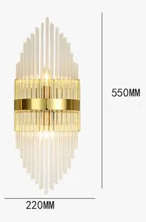 applique murale moderne led en cristal design élégant pour intérieur - vue 12 sur 23