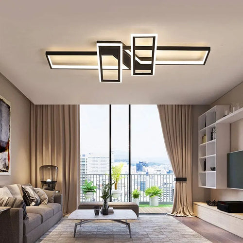Lampe LED plafonnier salon déco maison éclairage - vue 7 sur 7