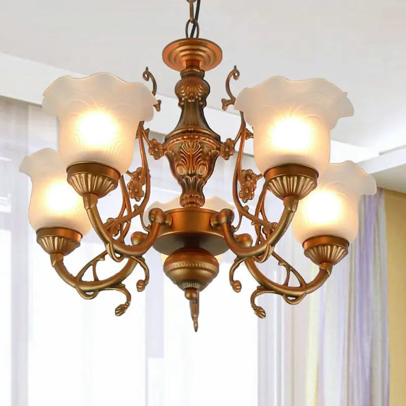 lustre style européen pour éclairage intérieur et décoration maison - vue 4 sur 12