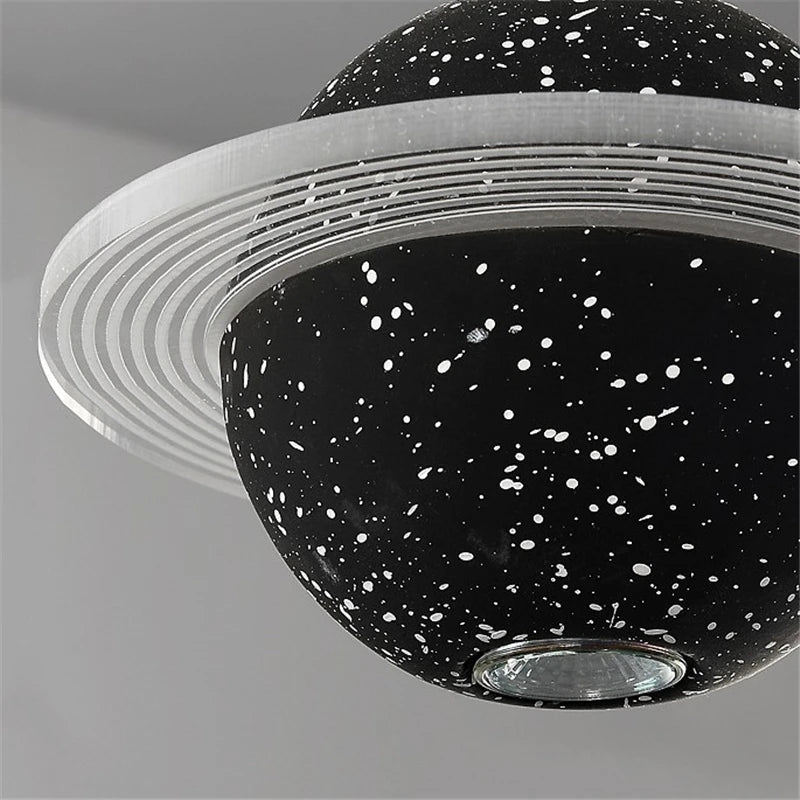 suspension modernes en ciment led pour restaurant barre lumineuse - vue 4 sur 23