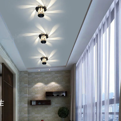Allée moderne encastré plafonnier 3W couloir entrée balcon LED salon lumières KTV barre canal porche décor éclairage - vue 2 sur 15