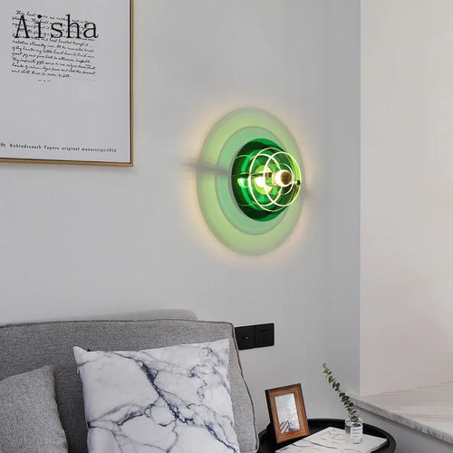 applique murale led en forme dovni pour décoration moderne - vue 4 sur 13