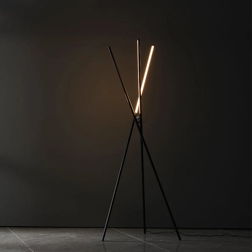 lampadaire nordique moderne design led pour décoration intérieure - vue 2 sur 7