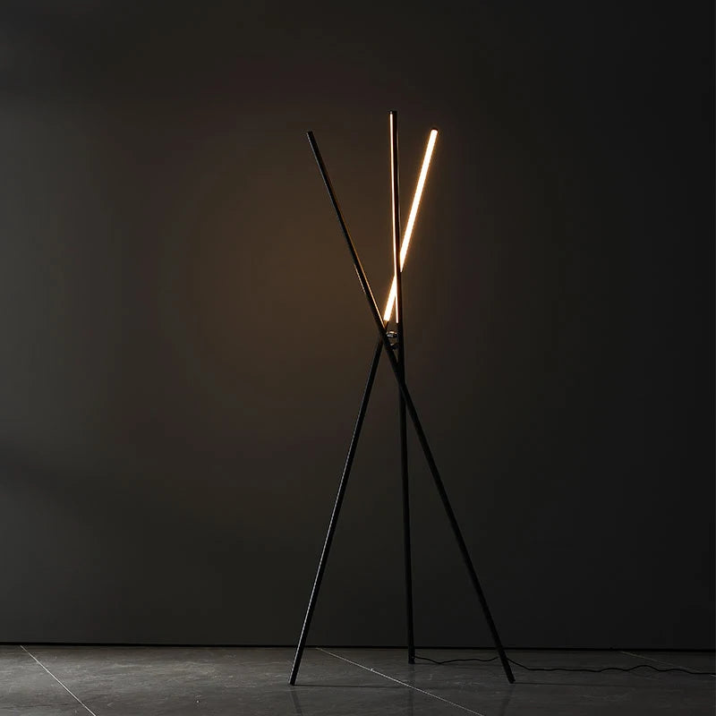 lampadaire nordique moderne design led pour décoration intérieure - vue 2 sur 7