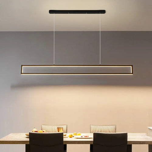 suspension led modernes rectangle pour intérieur - vue 4 sur 14