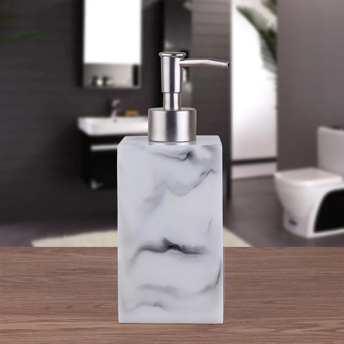 accessoires nordiques distributeur désinfectant et shampoing imitation marbre - vue 6 sur 10