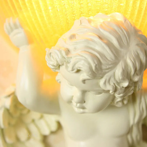 applique murale en résine d'art européen ange led - vue 3 sur 9