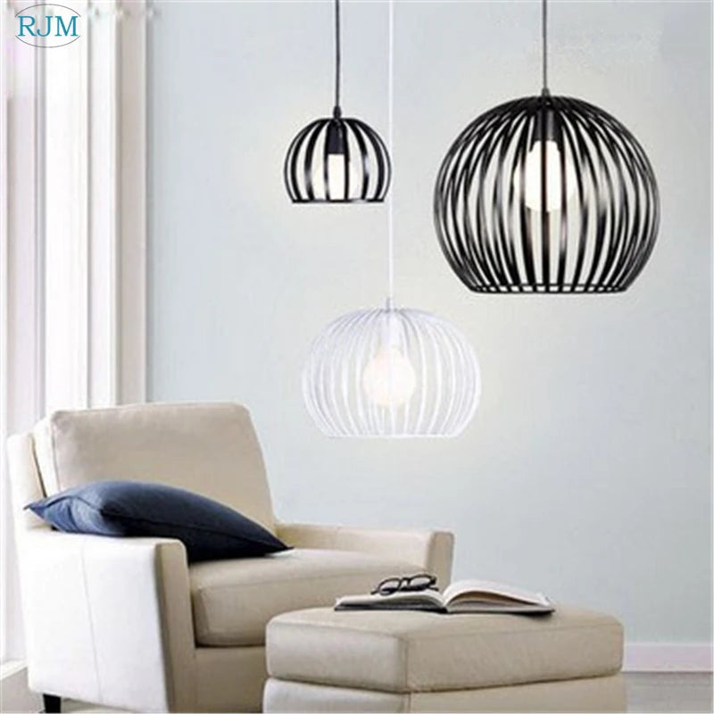 lampes suspendues industrielles vintage nordiques pour bars et restaurants - vue 2 sur 10