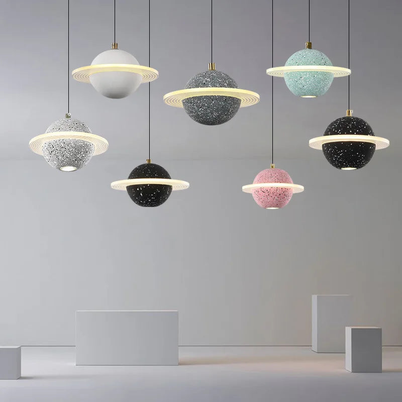 suspension en résine planet pour décoration intérieure moderne - vue 1 sur 18