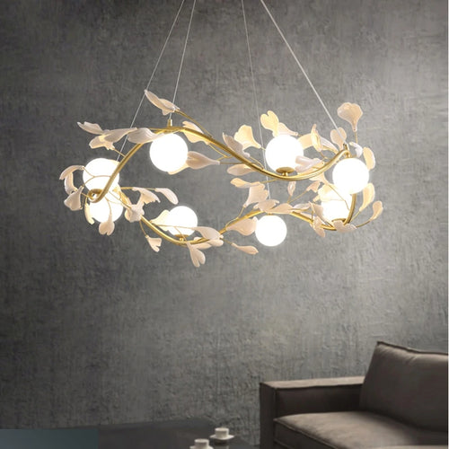 lustre nordique design pour décoration intérieure élégante et romantique - vue 4 sur 11