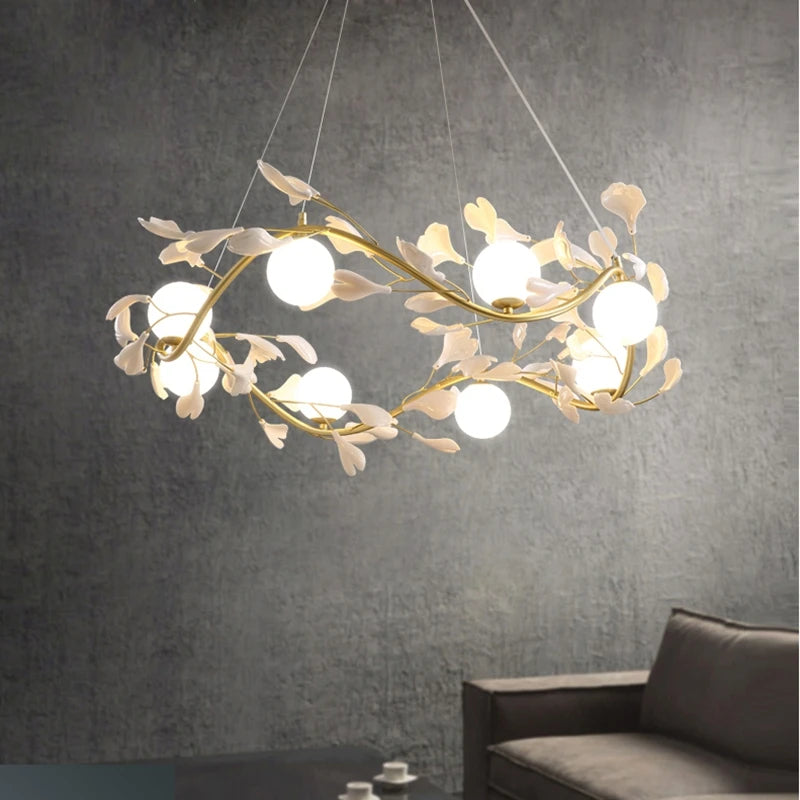 lustre nordique design pour décoration intérieure élégante et romantique - vue 3 sur 11