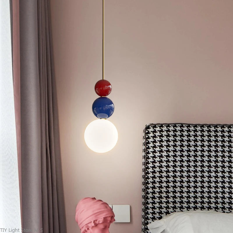 suspension moderne minimaliste en résine gourde - vue 5 sur 9