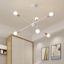 lustre moderne à leds style industriel spoutnik créatif éclairage maison
