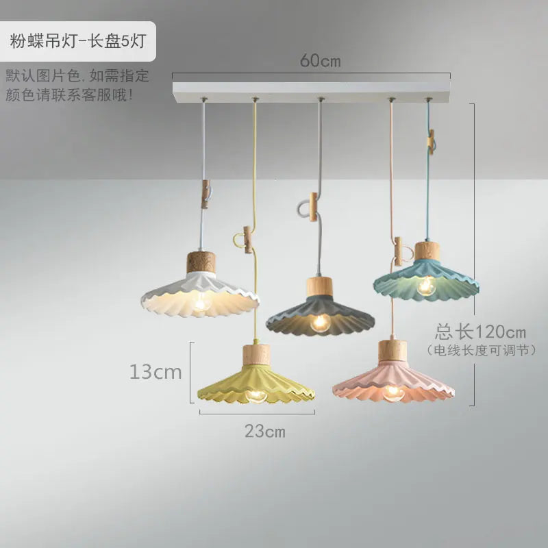 suspension simple moderne led en ciment nordique - vue 5 sur 16