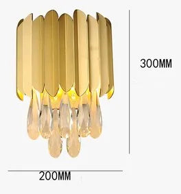 applique murale moderne led en cristal design élégant pour intérieur - vue 20 sur 23