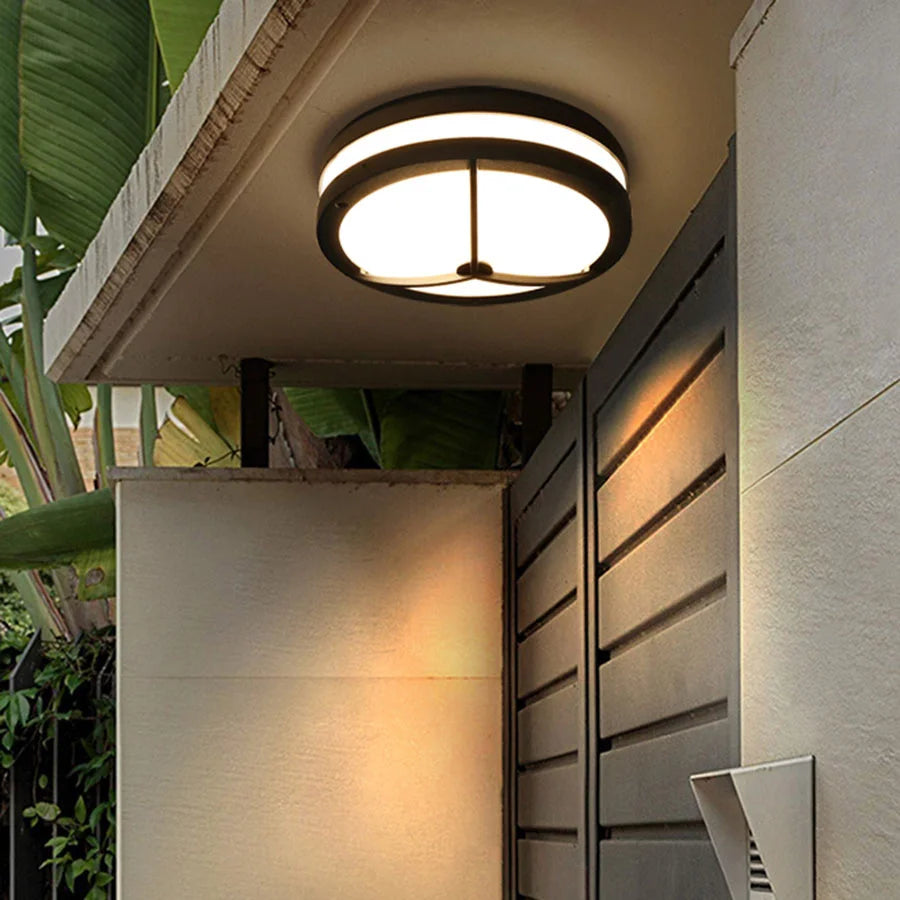 plafonnier extérieur étanche pour jardin balcon couloir et porche - vue 6 sur 10