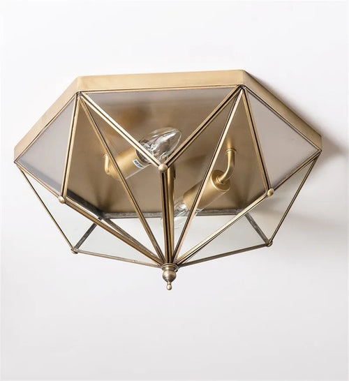 plafonnier vintage élégant pour intérieur moderne et chaleureux - vue 5 sur 6