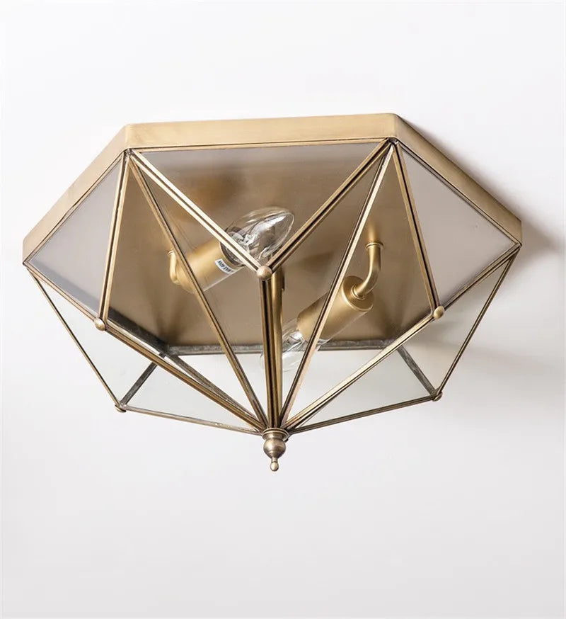plafonnier vintage élégant pour intérieur moderne et chaleureux - vue 5 sur 6
