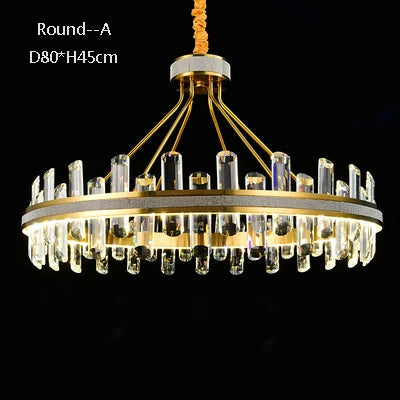 lustre en cristal rond design postmoderne pour un intérieur créatif - vue 11 sur 15