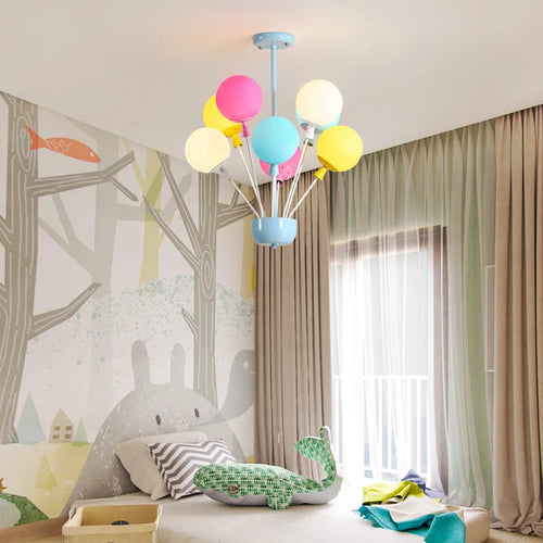 Lustre enfant en forme de ballon - vue 4 sur 9