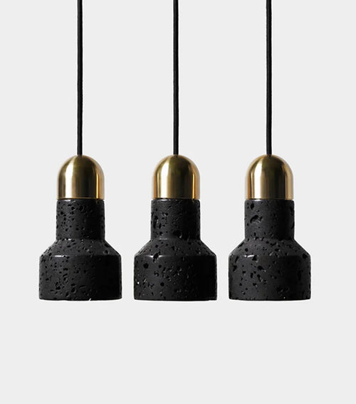 suspension en terrazzo de ciment au style industriel moderne - vue 3 sur 10