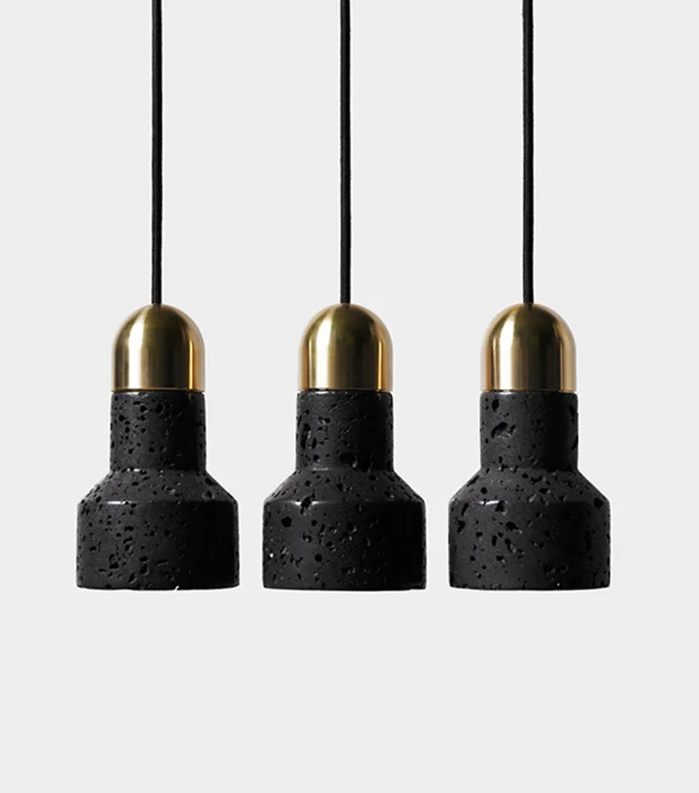 suspension en terrazzo de ciment au style industriel moderne - vue 3 sur 10