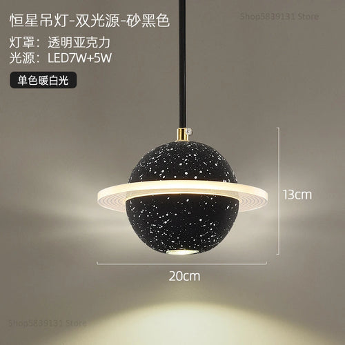 suspension modernes en ciment led pour restaurant barre lumineuse - vue 15 sur 23