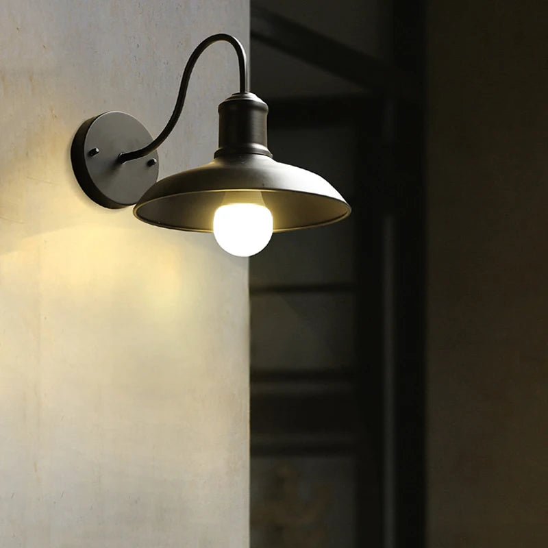 lumière extérieure étanche style loft américain vintage - vue 4 sur 12