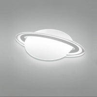 plafonnier moderne leds pour enfants motif planète espace