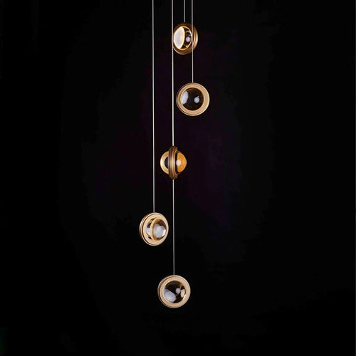 suspension en cristal moderne pour éclairage intérieur luxe - vue 6 sur 12