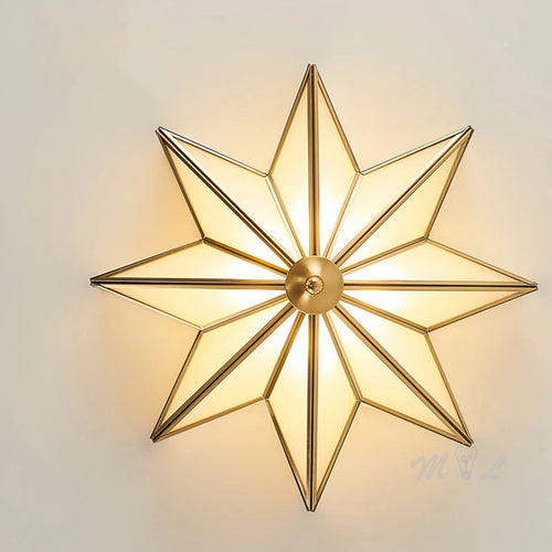 plafonnier nordique en cuivre design luxueux pour intérieur - vue 3 sur 7