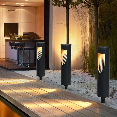 outdoor lighting Lumière de jardin lumière LED solaire IP65 lampe de pelouse simplicité moderne lumières extérieures solaires paysage pelouse borne lumineuse - vue 3 sur 9