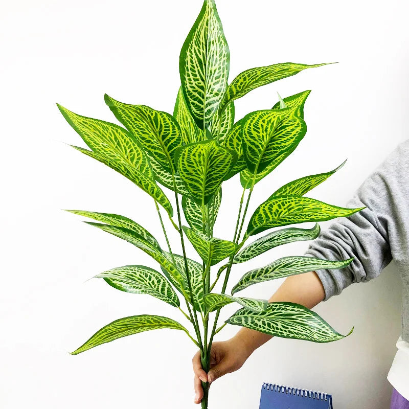 plante artificielle monstera tropicale à feuilles décoratives pour intérieur jardin - vue 12 sur 13