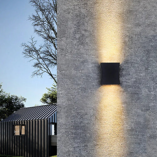 Éclairage mural extérieur LED lumières escalier entrée balcon maison jardin porche terrasse étanche applique porte phare - vue 4 sur 7