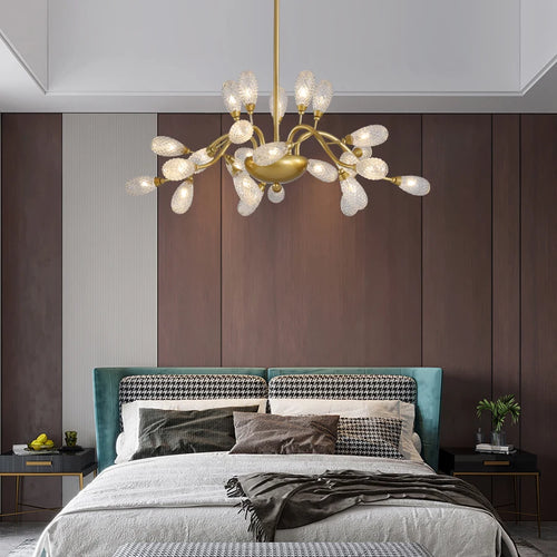 plafonnier led suspendu design moderne luminaire décoratif d'intérieur - vue 2 sur 12