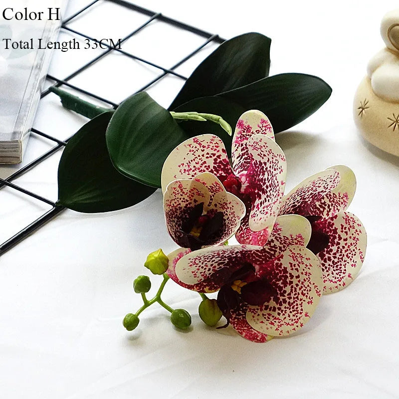 orchidée en latex luxe pour décoration mariage et événements - vue 15 sur 26