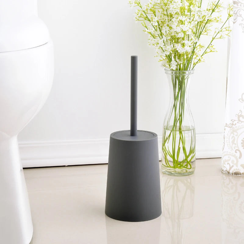 brosse de toilette moderne avec couvercle et design élégant - vue 9 sur 9