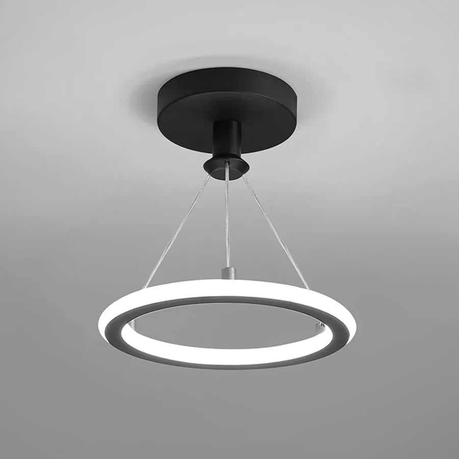 plafonnier moderne à leds design rond pour intérieur élégant - vue 5 sur 8