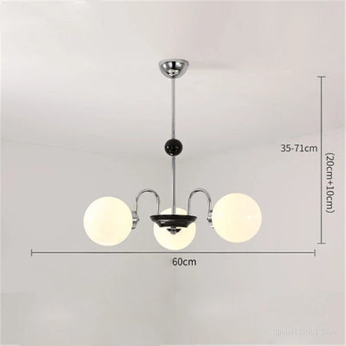 lustre moderne led décoration nordique éclairage intérieur - vue 17 sur 16