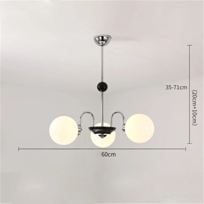 lustre moderne led décoration nordique éclairage intérieur - vue 16 sur 16