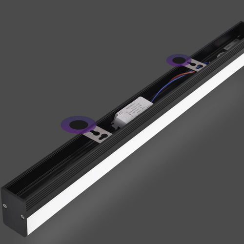 Applique murale LED en acrylique pour miroir de salle de bains - vue 5 sur 6