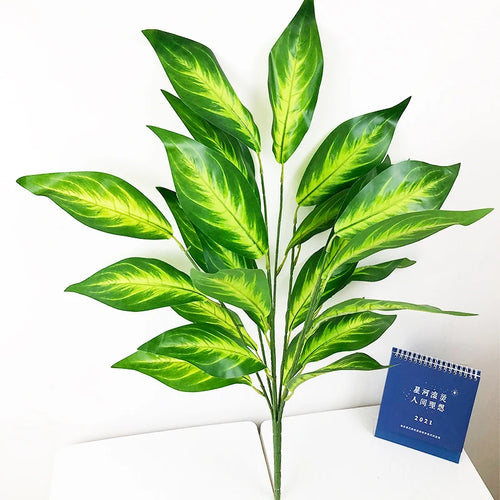 grand arbre artificiel monstera tropical pour décoration intérieure et jardin - vue 4 sur 13