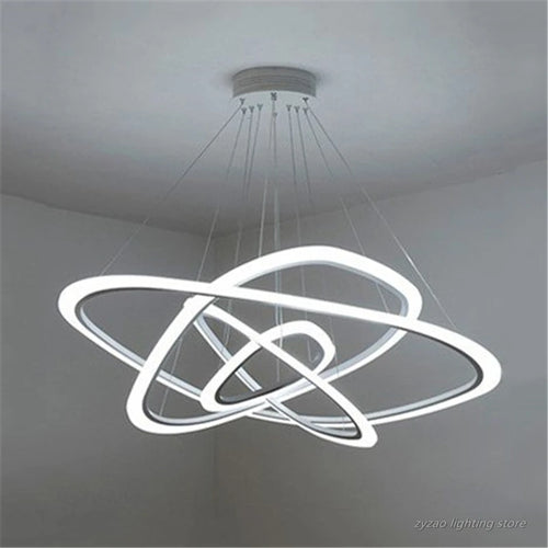 suspension moderne à LED en acrylique pour intérieur élégant - vue 2 sur 11