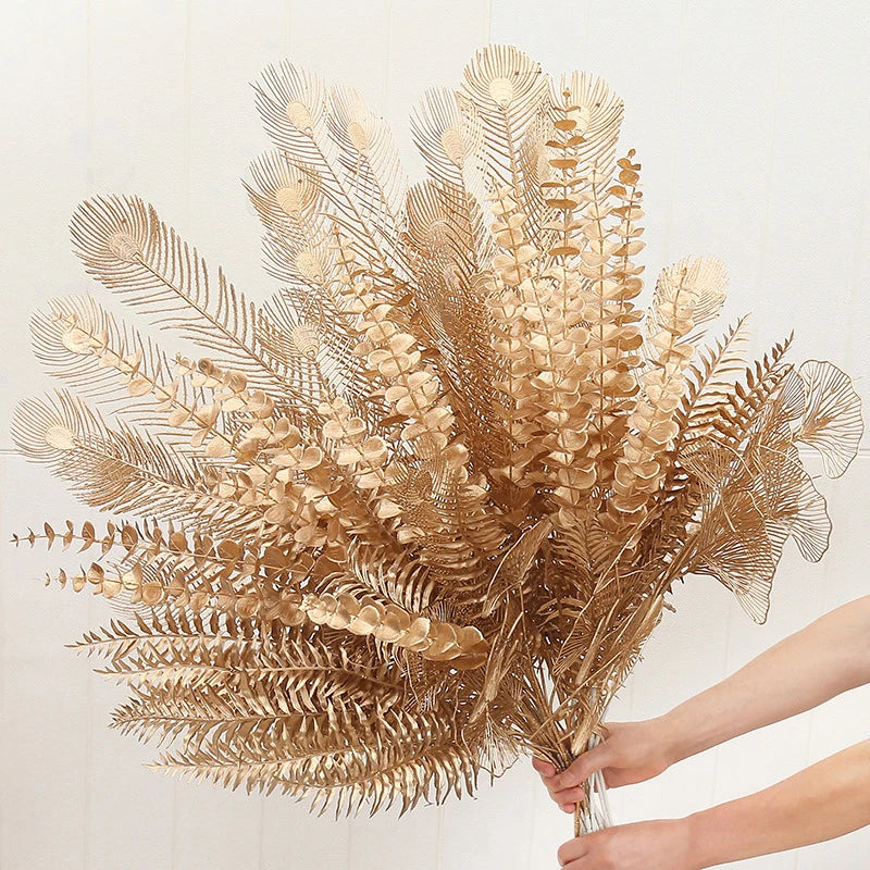 feuilles de palmier artificielles pour décoration de mariage et Noël - vue 5 sur 27