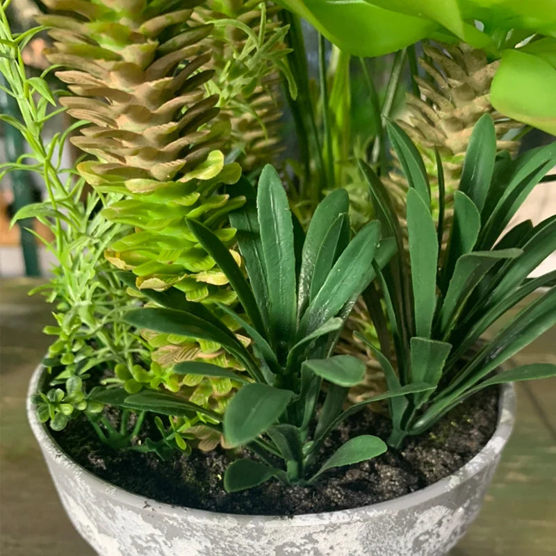cactus tropical artificiel pour décoration de bureau - vue 5 sur 12