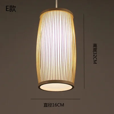 lustre en bambou style zen pour ambiance relaxante - vue 26 sur 29